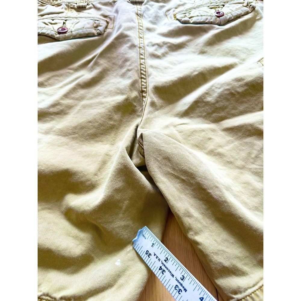 ralph lauren Vintage gellar cargo Men Summer Short Size 35 Khaki - Picture 7 of 8
